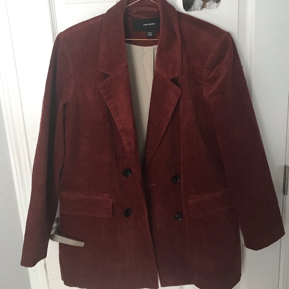 Maroon Corduroy Blazer 🏷 - Picture 9 of 14